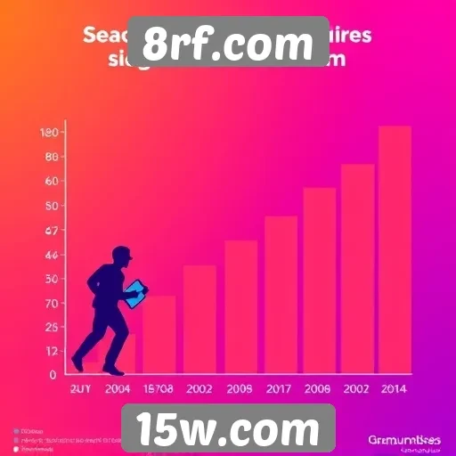 Estatísticas de usuários do site 8rf.com em crescimento